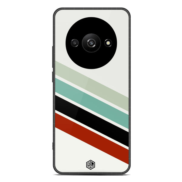 Retro Stripes Series Soft Phone Case - Premium Glass Case - Xiaomi Redmi A3