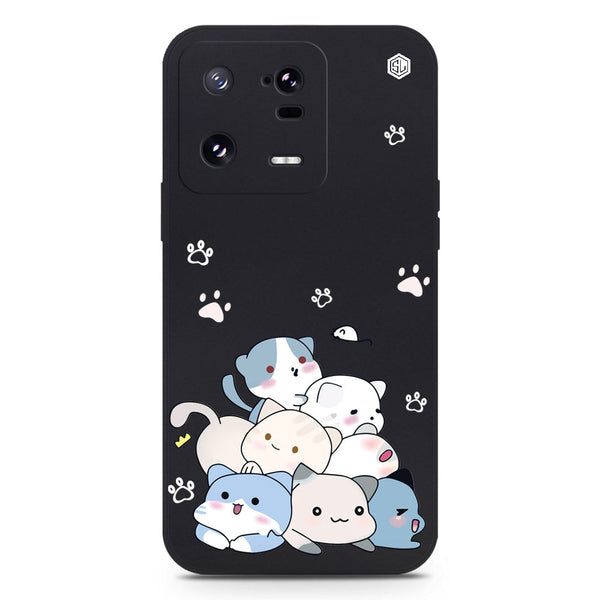 Cute Smile Design Soft Phone Case - Black - Xiaomi 13 Pro