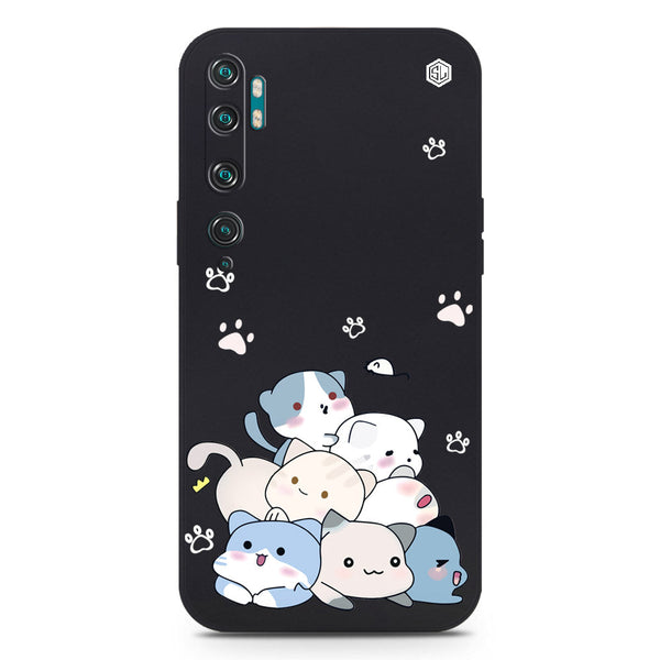 Cute Smile Design Soft Phone Case - Black - Xiaomi Mi CC9 Pro