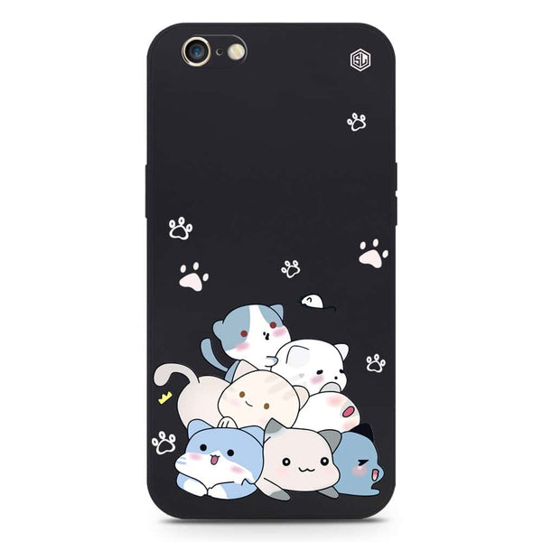 Cute Design Soft Phone Case - Silica Gel Case - Black - iPhone 6S / 6