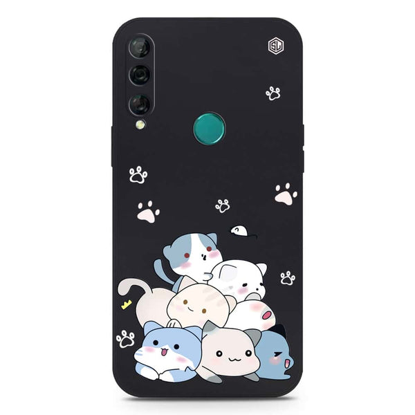 Cute Design Soft Phone Case - Silica Gel Case - Black - Huawei Y9 Prime 2019