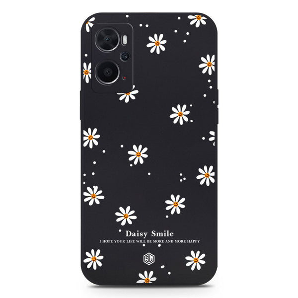 Daisy Smile Design Soft Phone Case - Black - Oppo K10