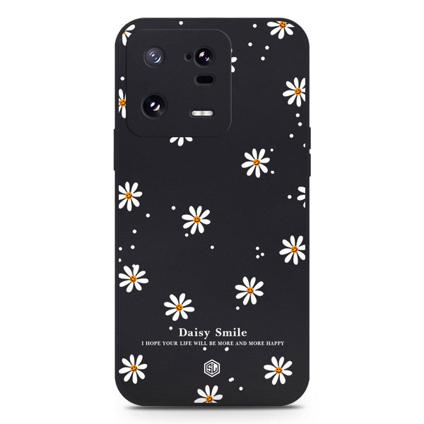 Daisy Smile Design Soft Phone Case - Black - Xiaomi 13 Pro