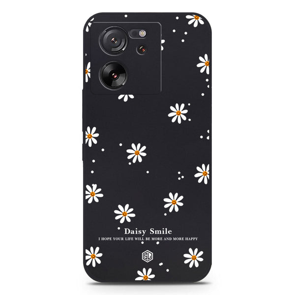 Daisy Smile Design Soft Phone Case - Black - Xiaomi 13T Pro