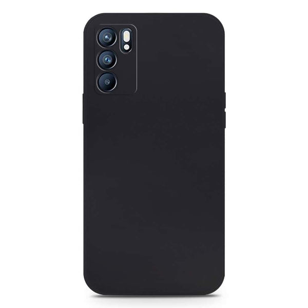 Skinlee Silica Gel Case - Black - Oppo Reno 6 Pro 5G