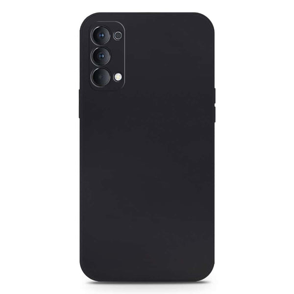 Skinlee Silica Gel Case - Black - Oppo Reno 4 5G