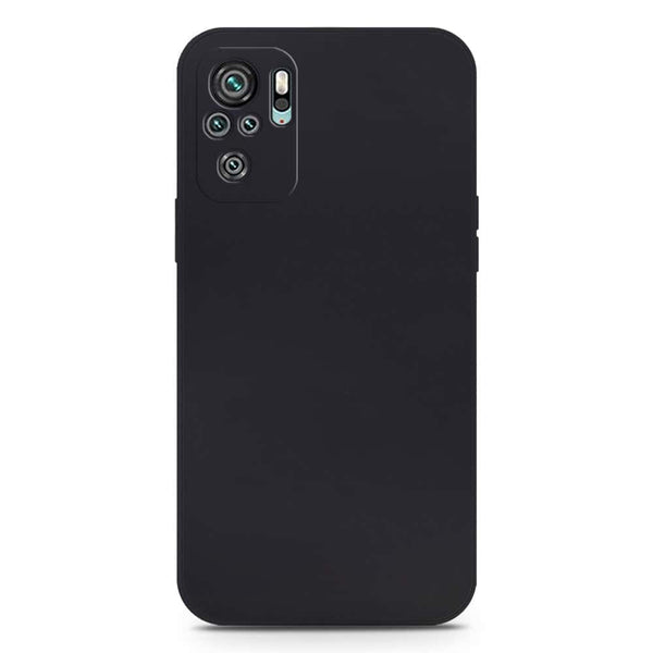 Skinlee Silica Gel Case - Black - Xiaomi Redmi Note 10 4G