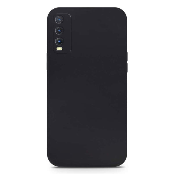 Skinlee Silica Gel Case - Black - Vivo Y20a