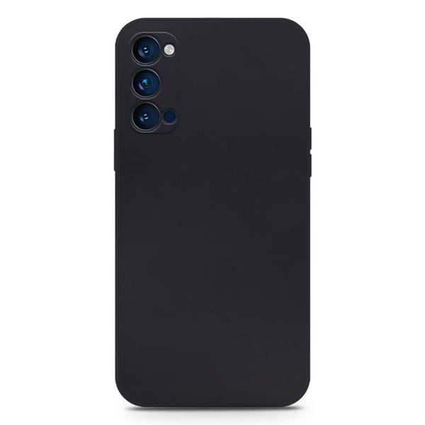 Skinlee Silica Gel Case - Black - Oppo Reno 4