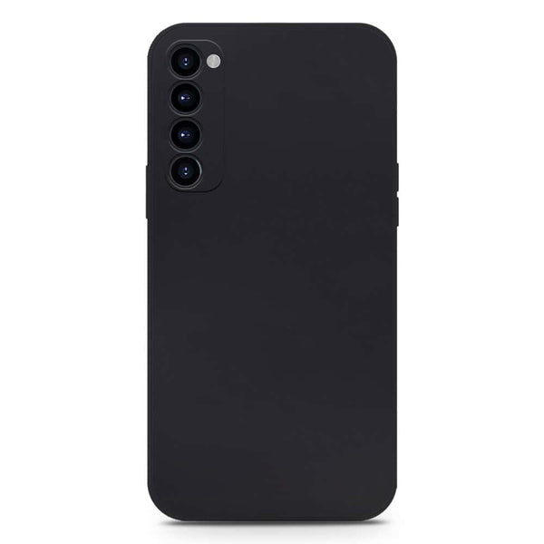 Skinlee Silica Gel Case - Black - Oppo Reno 4 Pro