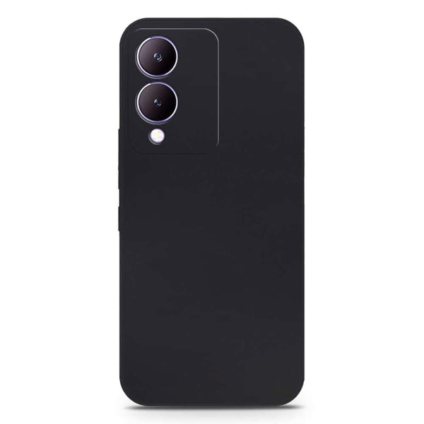 Skinlee Silica Gel Case - Black - Vivo Y17s