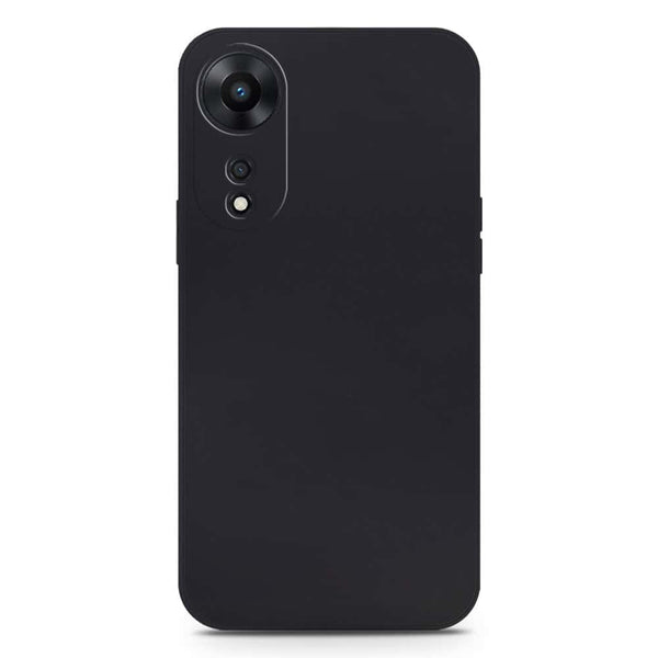 Skinlee Silica Gel Case - Black - Oppo A58 4G