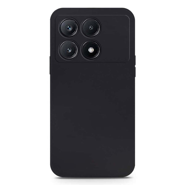 Skinlee Silica Gel Case - Black - Xiaomi Poco X6 Pro