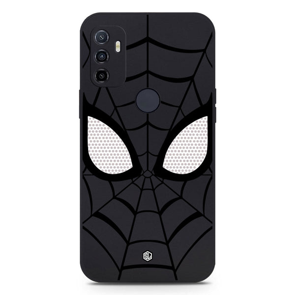 Cool Spider Design Soft Phone Case - Black - Oppo A32