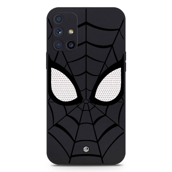 Cool Spider Design Soft Phone Case - Black - Samsung Galaxy M51