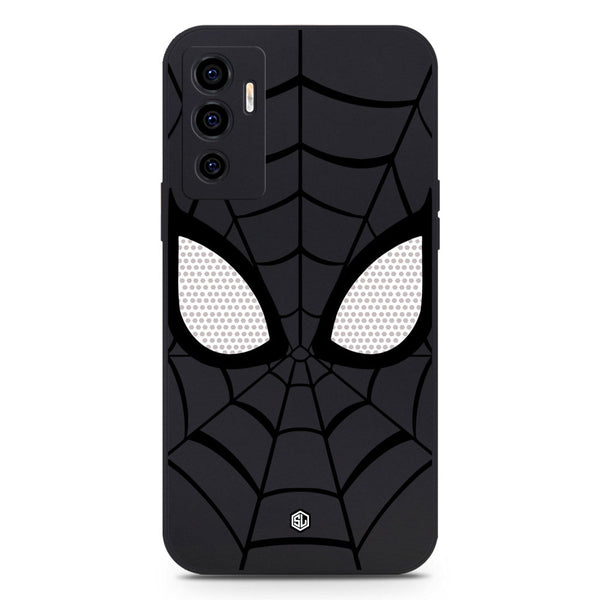 Cool Spider Design Soft Phone Case - Black - Vivo S10e