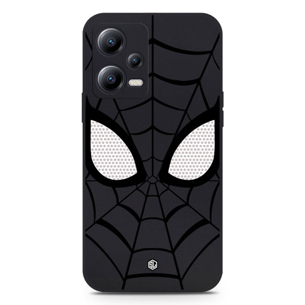 Cool Spider Design Soft Phone Case - Black - Xiaomi Redmi Note 12 5G