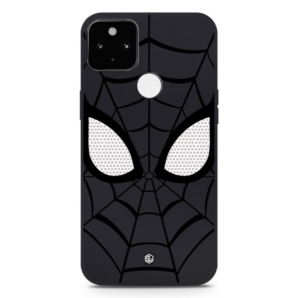 Cool Spider Design Soft Phone Case - Black - Google Pixel 5a 5G