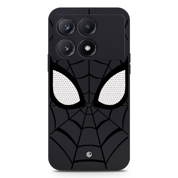 Cool Spider Design Soft Phone Case - Black - Xiaomi Poco X6 Pro