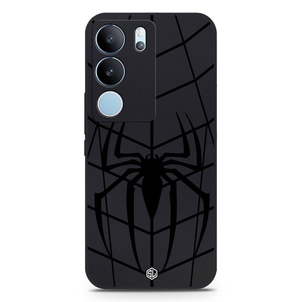 X-Spider Design Soft Phone Case - Black - Vivo V29