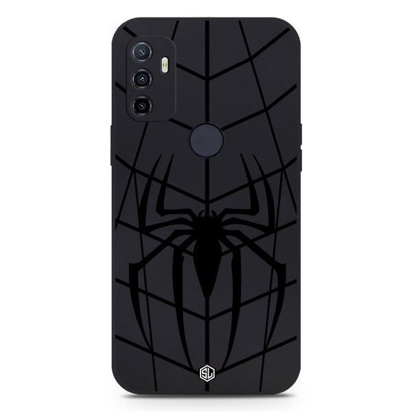 X-Spider Design Soft Phone Case - Black - Oppo A32