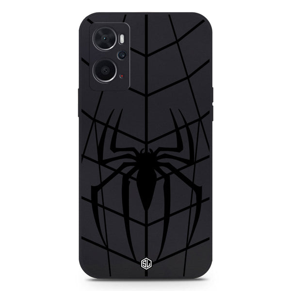 X-Spider Design Soft Phone Case - Black - Oppo K10