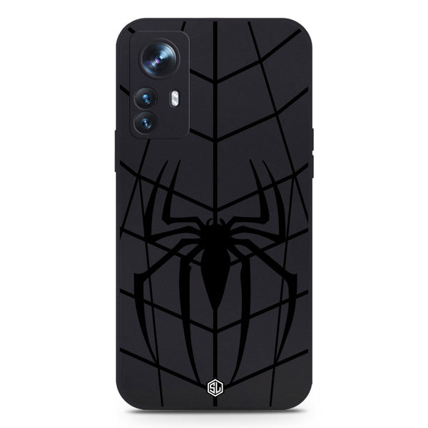 X-Spider Design Soft Phone Case - Black - Xiaomi 12 Pro