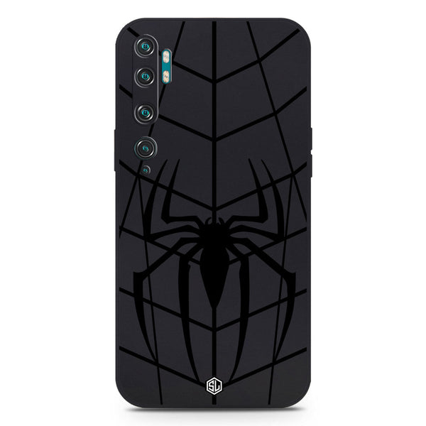 X-Spider Design Soft Phone Case - Black - Xiaomi Mi CC9 Pro