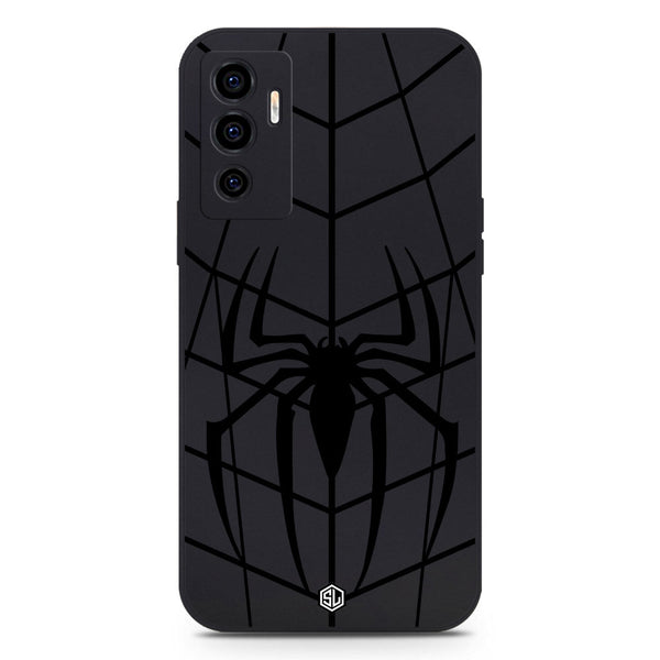 X-Spider Design Soft Phone Case - Black - Vivo S10e