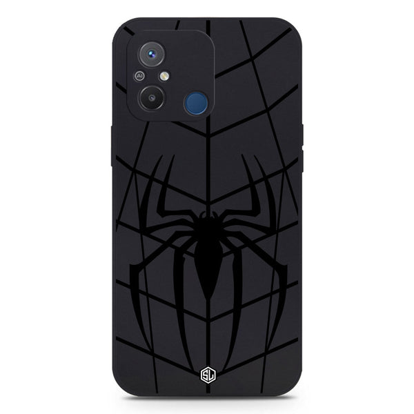 X-Spider Design Soft Phone Case - Black - Xiaomi Redmi 12C