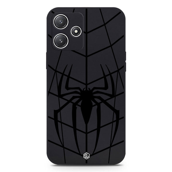 X-Spider Design Soft Phone Case - Black - Xiaomi Redmi Note 12R