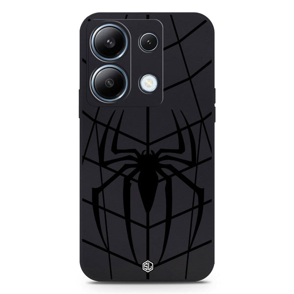 X-Spider Design Soft Phone Case - Black - Xiaomi Redmi Note 13 Pro 4G