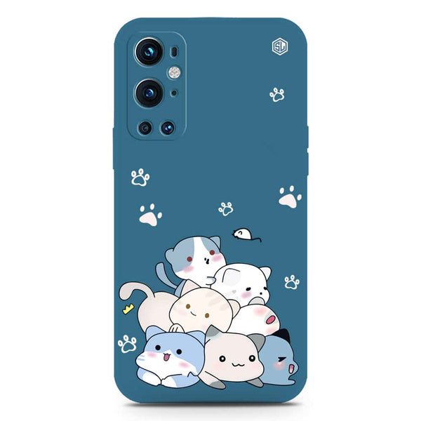 Cute Design Soft Phone Case - Silica Gel Case - Blue - Oppo A74