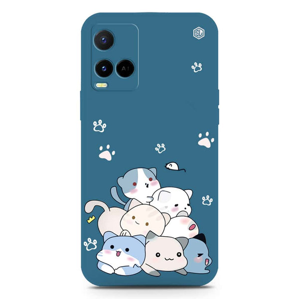 Cute Design Soft Phone Case - Silica Gel Case - Blue - Xiaomi Redmi Note 9 Pro