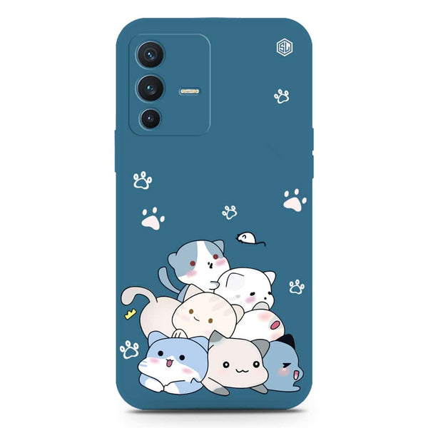 Cute Design Soft Phone Case - Silica Gel Case - Blue - Xiaomi Redmi 9C