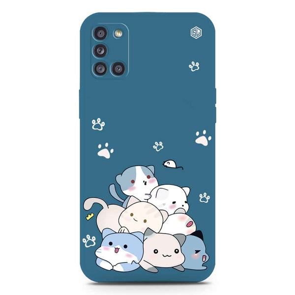 Cute Design Soft Phone Case - Silica Gel Case - Blue - Samsung Galaxy A33 5G