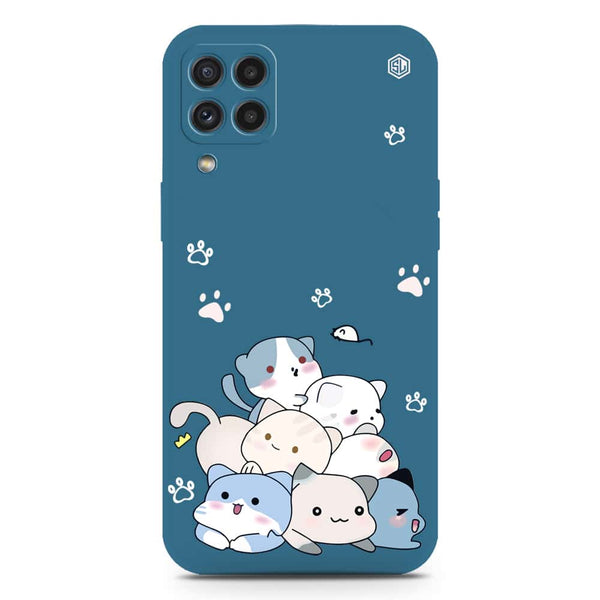 Cute Design Soft Phone Case - Silica Gel Case - Blue - Samsung Galaxy A23 5G