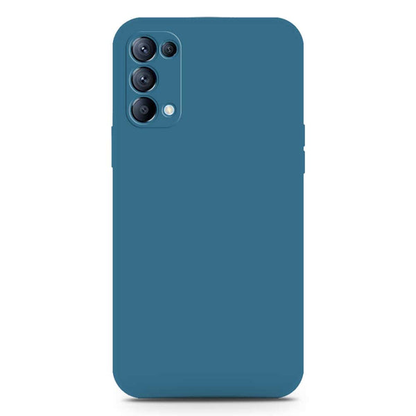 Skinlee Silica Gel Case - Blue - Oppo Reno 5 Pro 5G