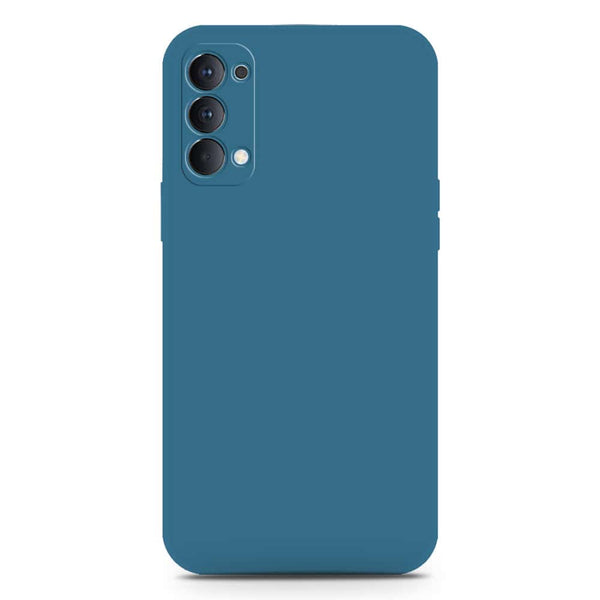 Skinlee Silica Gel Case - Blue - Oppo Reno 4 5G