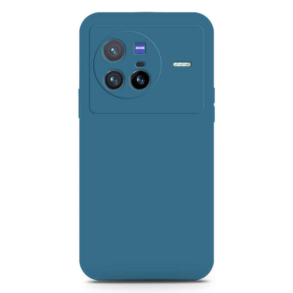 Skinlee Silica Gel Case - Blue - Vivo X80