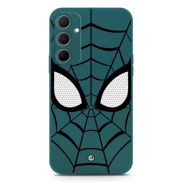 Cool Spider Design Soft Phone Case - Silica Gel Case - Darkgreen - Samsung Galaxy A35