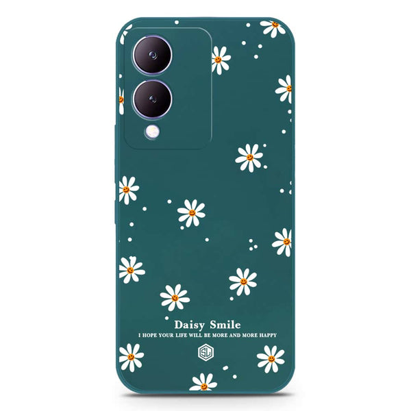 Daisy Smile Design Soft Phone Case - Silica Gel Case - Darkgreen - Xiaomi 13T