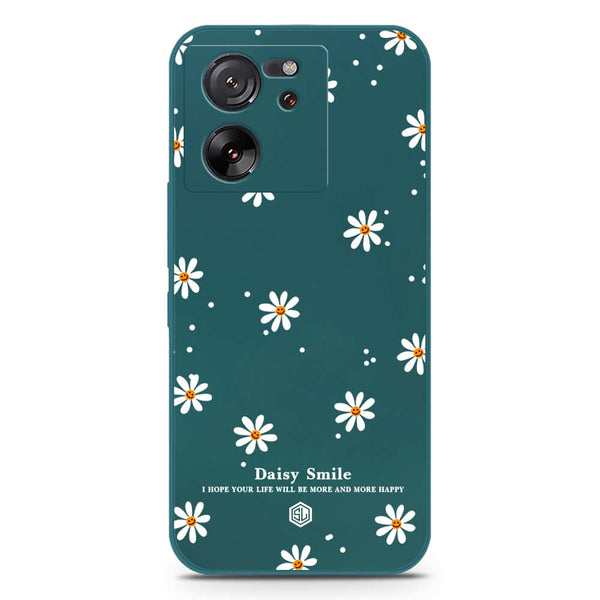 Daisy Smile Design Soft Phone Case - Silica Gel Case - Darkgreen - Xiaomi Redmi K60 Ultra