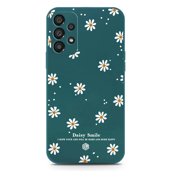 Daisy Smile Design Soft Phone Case - Silica Gel Case - Darkgreen - Samsung Galaxy A33 5G