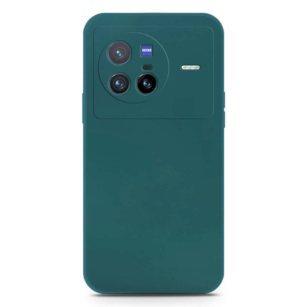 Skinlee Silica Gel Case - Darkgreen - Vivo X80