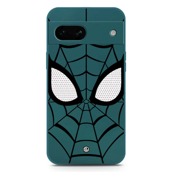 Cool Spider Design Soft Phone Case - Darkgreen - Google Pixel 7a