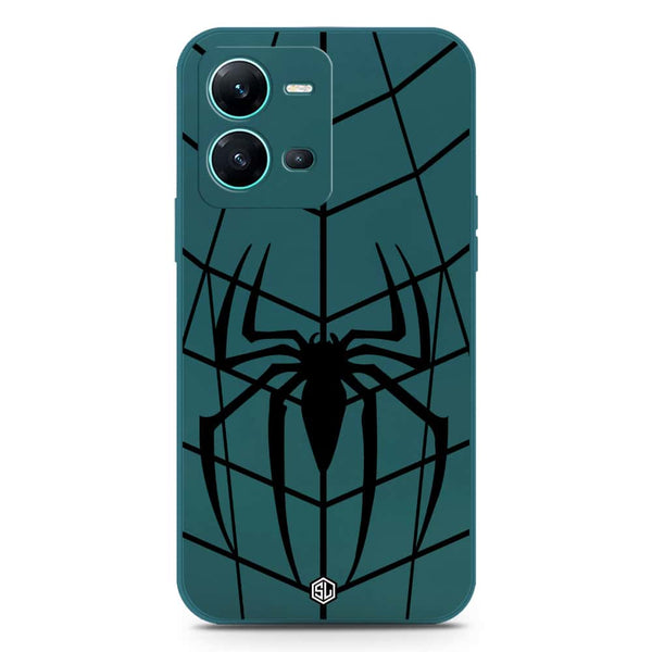 X-Spider Spider Design Soft Phone Case - Darkgreen - Vivo V25 5G