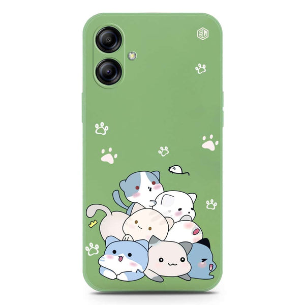 Cute Design Soft Phone Case - Silica Gel Case - LightGreen - Samsung Galaxy A04e