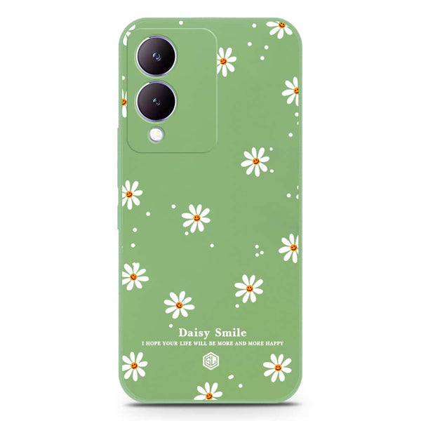 Daisy Smile Design Soft Phone Case - Silica Gel Case - Lightgreen - Xiaomi 13T