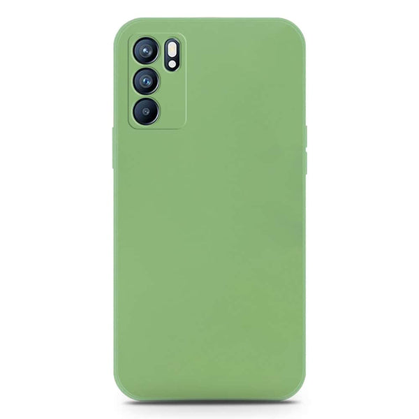 Skinlee Silica Gel Case - LightGreen - Oppo Reno 6 Pro 5G